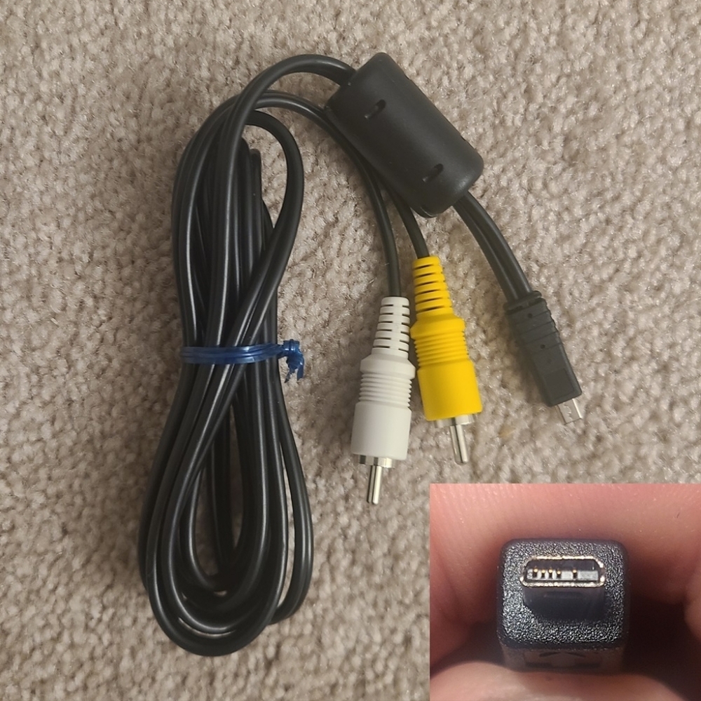 Audio Video Connector Adapter Cable Cord - camera TV